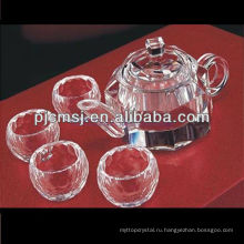 Хрустальные чайные горшок,хрустальная посуда,хрустальные чайные набор ГВС-z008